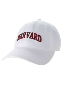 Legacy Harvard Crimson EZA Twill Adjustable Hat - White