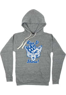 Homefield BYU Cougars Mens Grey Vintage Mascot Fashion Hood