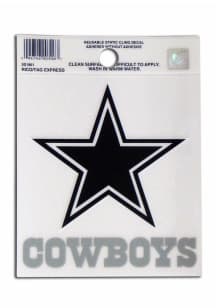 Dallas Cowboys Small Auto Static Cling Decal - Navy Blue