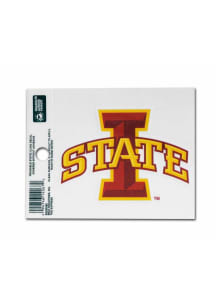Iowa State Cyclones Small Auto Static Cling Decal - Cardinal