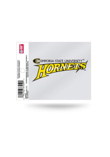 Emporia State Hornets Small Auto Static Cling Decal - Yellow