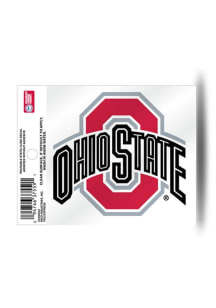 Ohio State Buckeyes Small Auto Static Cling Decal - Red