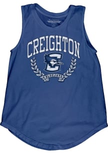 Creighton Bluejays Womens Blue Muscle Tank Top