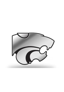 K-State Wildcats Molded Car Emblem - Silver