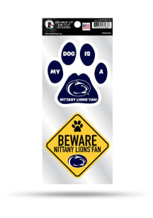 Penn State Nittany Lions 2-Piece Pet Themed Auto Decal - Navy Blue
