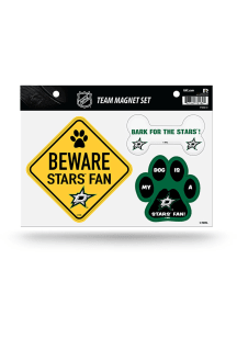 Dallas Stars 3-Piece Pet Themed Pet Magnet