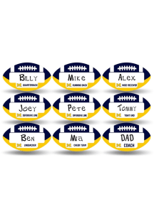 Michigan Wolverines 9-Piece Reusable Place Collectible Football Cards
