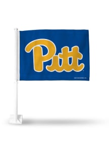 Pitt Panthers 11x16 Silk Screen Print Car Flag - Blue