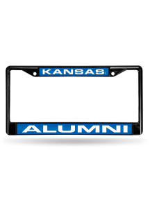 Kansas Jayhawks Alumni License Plate Frame - Black