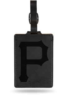 Pittsburgh Pirates Black Laser Engraved Luggage Tag