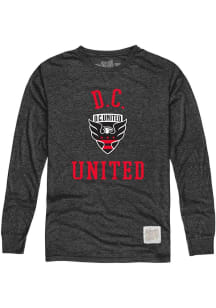 Original Retro Brand DC United Youth Black #1 Vintage Design Long Sleeve T-Shirt