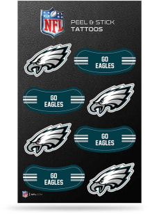 Philadelphia Eagles 8 Pack Tattoo