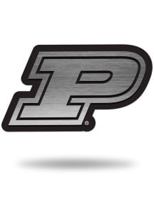 Purdue Boilermakers Antique Nickel Car Emblem - Silver