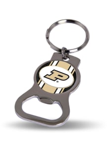 Purdue Boilermakers Bottle Opener Keychain - Silver