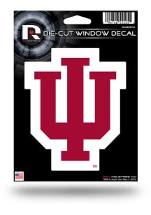 Indiana Hoosiers Medium Die Cut Auto Decal - Red