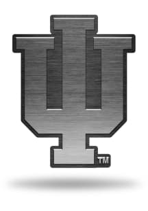 Indiana Hoosiers Metal Car Emblem - Red