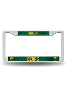 Baylor Bears Plastic License Plate Frame - White