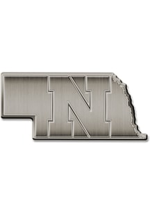 Nebraska Cornhuskers Antique Car Emblem - Red