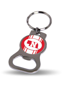 Nebraska Cornhuskers Bottle Opener Graphic Keychain - Red