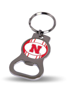 Nebraska Cornhuskers Bottle Opener Keychain - Red