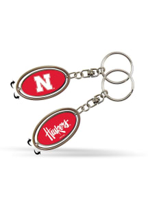 Nebraska Cornhuskers Spinner Keychain -
