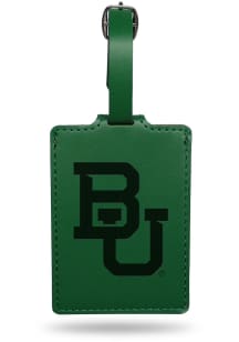 Baylor Bears Green Laser Engraved Luggage Tag