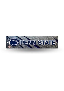 Penn State Nittany Lions Plastic 4x16 Sign - Navy Blue