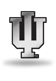 Indiana Hoosiers Plastic Molded Car Emblem - Crimson