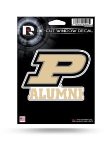 Purdue Boilermakers Alumni Die Cut Auto Decal - Gold