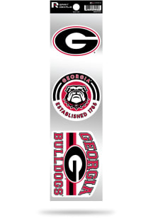 Georgia Bulldogs 3pk Retro Auto Decal - Navy Blue