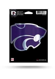 K-State Wildcats Metallic Auto Decal - Purple
