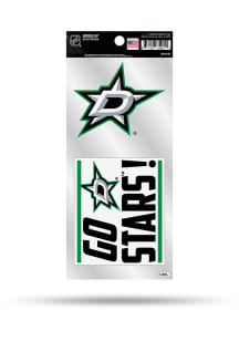 Dallas Stars Double Up Auto Decal - Green