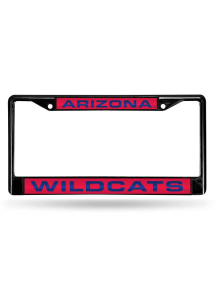 Arizona Wildcats Black Chrome License Plate Frame - Blue