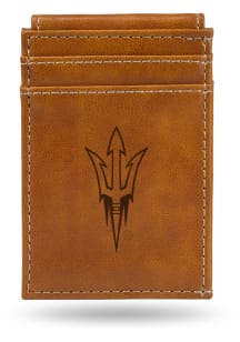 Arizona State Sun Devils Engraved Design Mens Front Pocket Wallet