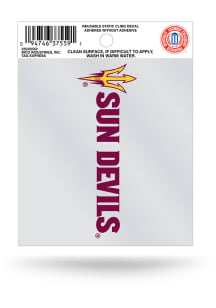 Arizona State Sun Devils Script Mascot Auto Decal - Maroon
