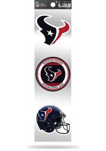 Houston Texans 3pk Retro Auto Decal - Navy Blue