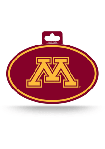Minnesota Golden Gophers Euro Auto Decal - Maroon