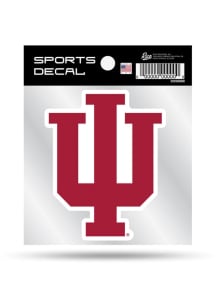 Indiana Hoosiers 4x4 Auto Decal - Crimson