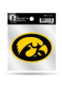 Iowa Hawkeyes 4x4 Auto Decal - Gold