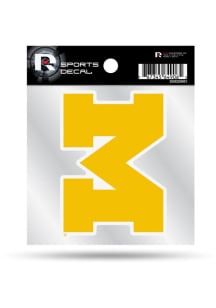 Michigan Wolverines 4x4 Auto Decal - Blue