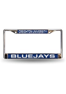 Creighton Bluejays Chrome License Plate Frame - Blue