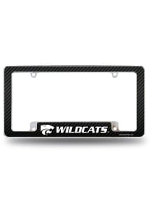 K-State Wildcats All Over Chrome License Plate Frame - Purple