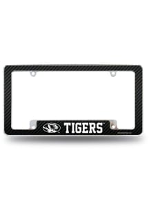 Missouri Tigers All Over Chrome License Plate Frame - Gold