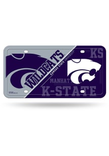 K-State Wildcats Purple Metal Car Accessory License Plate