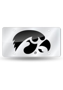 Iowa Hawkeyes Yellow Acrylic Car Accessory License Plate
