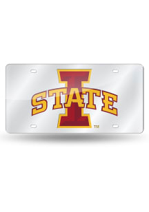 Iowa State Cyclones Cardinal Acrylic Car Accessory License Plate