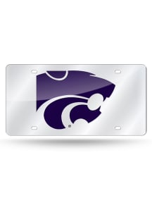 K-State Wildcats Purple Acrylic Car Accessory License Plate