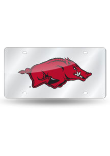 Arkansas Razorbacks Cardinal Acrylic Car Accessory License Plate