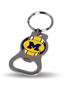 Michigan Wolverines Bottle Opener Keychain - Blue