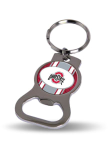 Ohio State Buckeyes Bottle Opener Design Keychain - Red